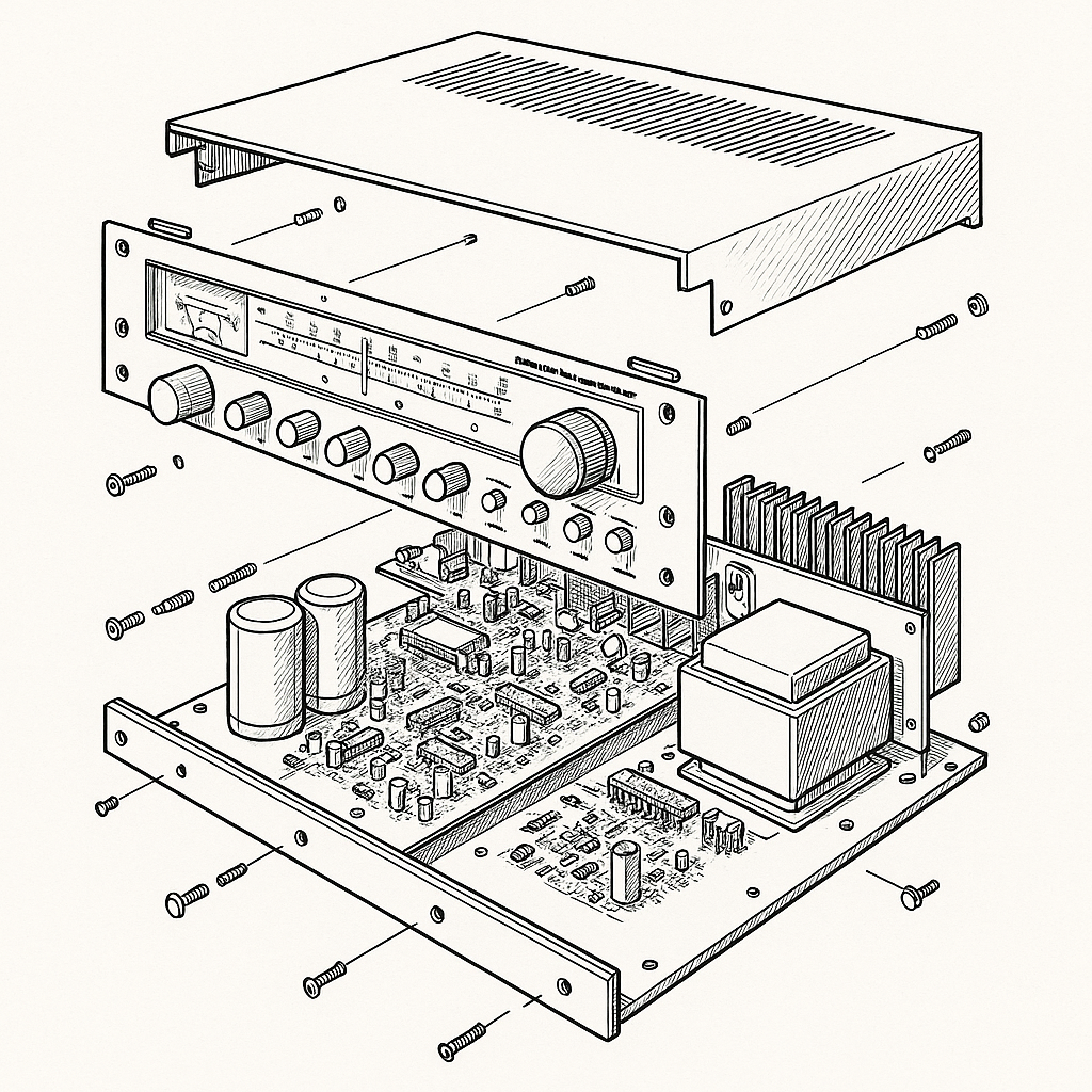 vue éclatée Marantz