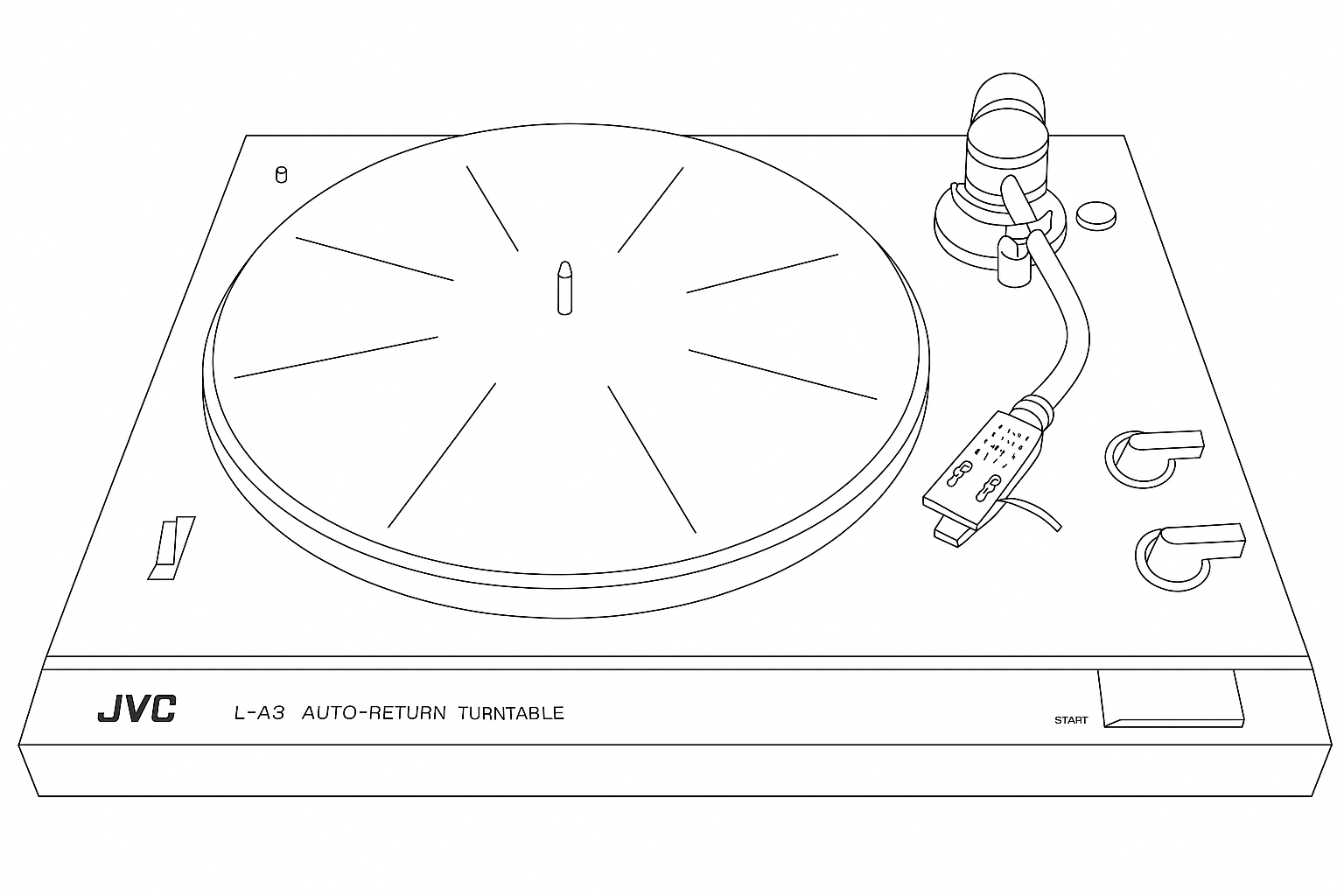 Platine vinyle JVC L-A11