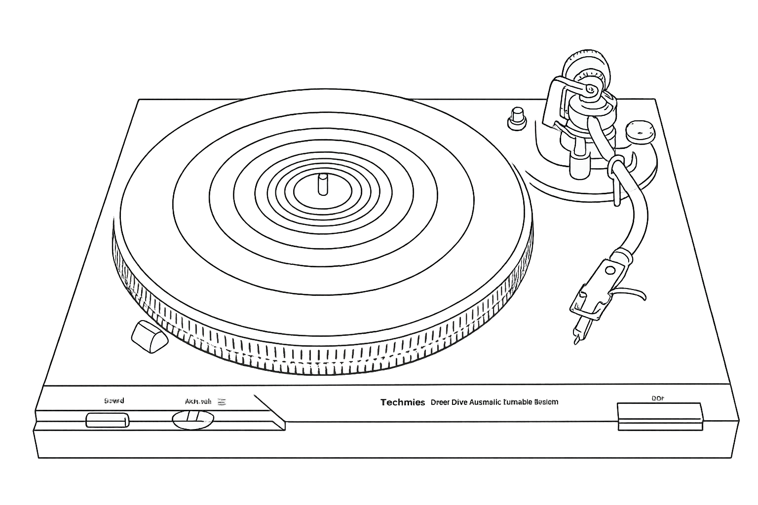 Platine vinyle - Technics SL-D2