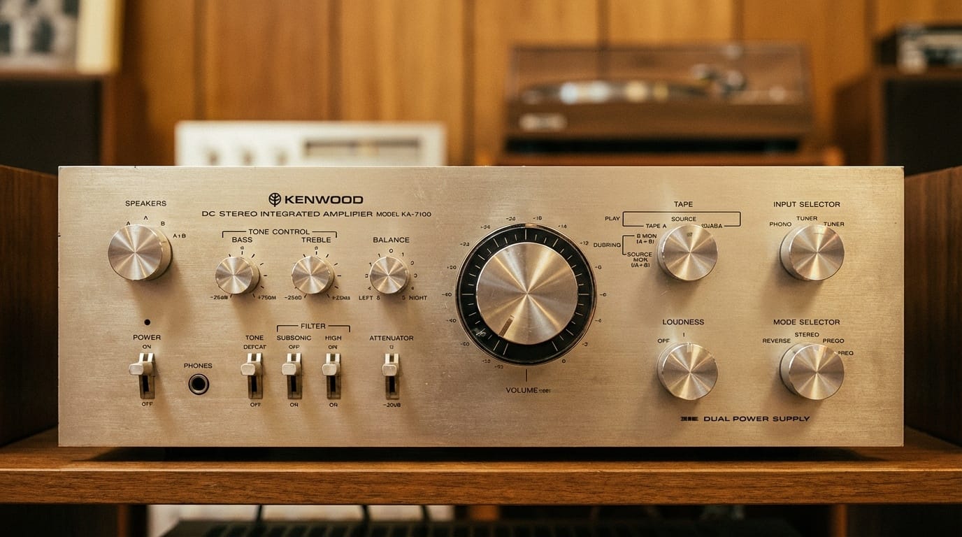 Kenwood KA-7100 : la rigueur japonaise au service de la musique